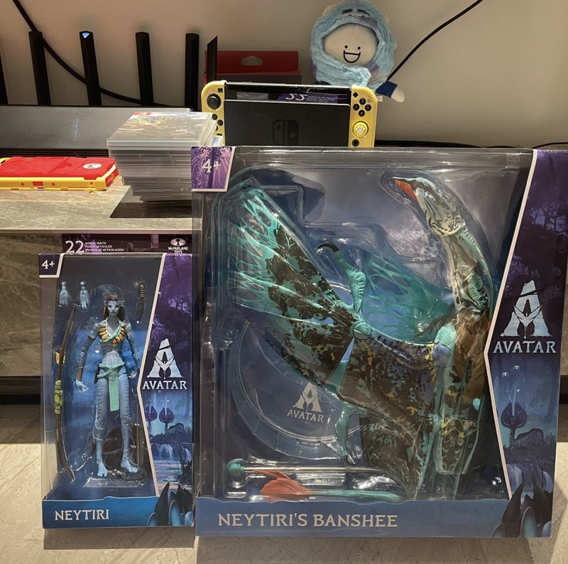 [in Stock] Mike X Avatar 3 Movie Flankuqie Jack Natili Flying Dragon Gray Humanoid Action Figure