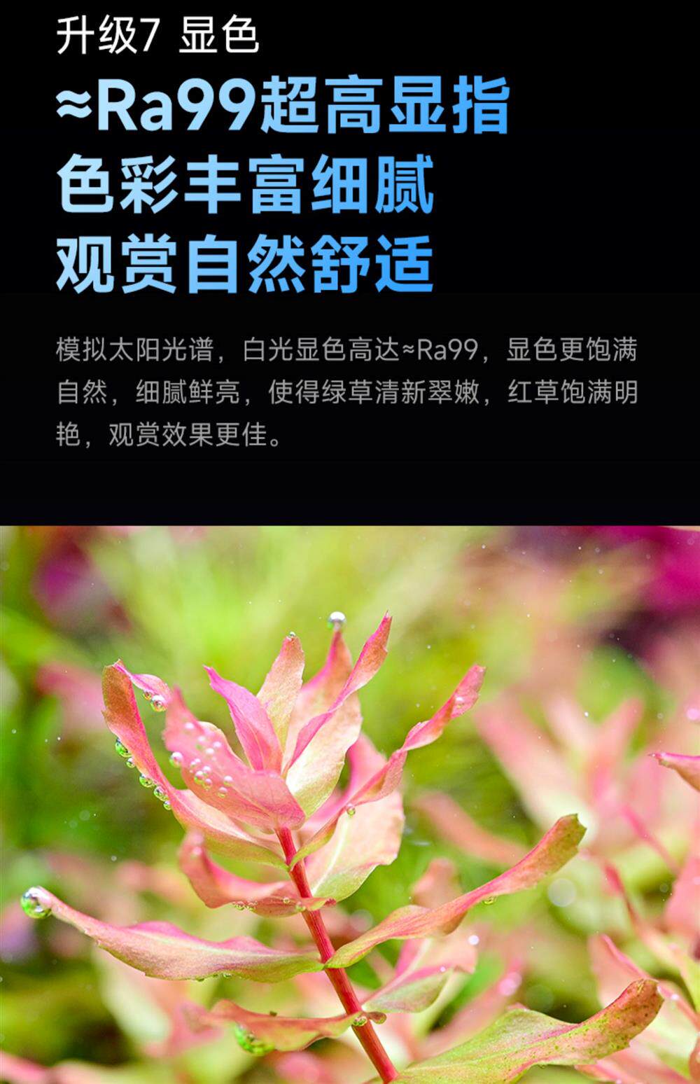 尼特利三代支架灯远程WiFi控制全光谱水草灯AT6SUN3代方灯鱼缸灯 detail 31