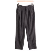 West Lake Pavilion (S) high-end spring wear high waist stripes slim casual Harlem pants trousers trousers S079 cut mark