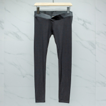 West Lake Pavilion old (YA) Autumn female maternity dress large size Korean version of elastic cross underbelly leggings YY080