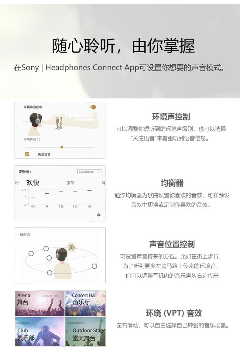 Sony\/索尼 WH-1000XM3头戴式无线蓝牙运动降