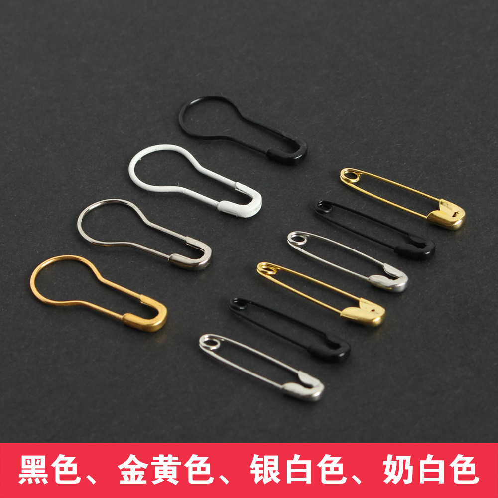 服装吊牌葫芦别针| 金色黑色银色小别针| 衣服吊牌别针安全保险别针| 潮流必备，解锁你的时尚新玩法！🌟-其他纺织辅料-淘宝好物网
