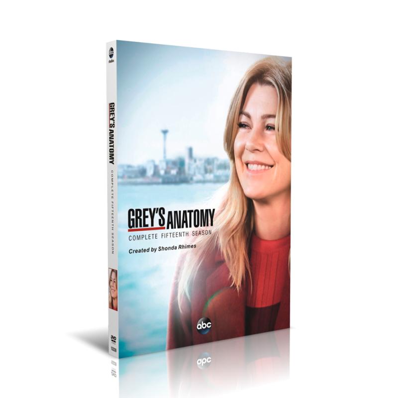 HD Beauty Drama DVD Greys Anatomy Internship Doctor Grace 15 Season Full Edition No Chinese
