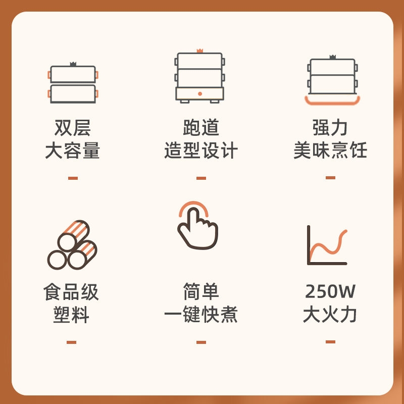 Boiled Egg single One steamed egg machine Automatic power cut Home anti-dry steam pan Steamed Egg Spoon Multifunction Breakfast 