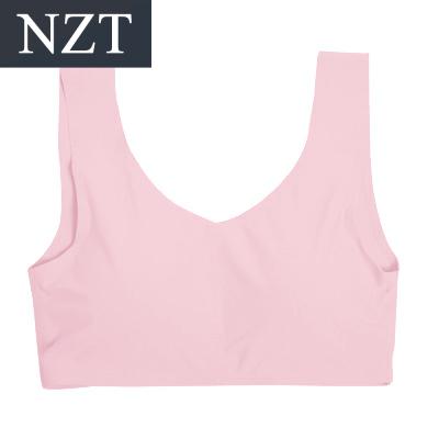 . Một cỡ lớn ngủ áo ngực yoga vest với một pad quây ngực và vòng thép miễn bọc trong đồ lót áo ngực.