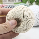 Линейная пачка коричневая -коричневая хлопчатобумажная нить для булочек привязана с zongzi веревочной пачкой краб.