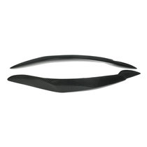 Suitable for 08-13 BMW X5 carbon fiber modified headlight eyebrow BMW E70 e70 modified headlight eyebrow sticker eye eyebrow sticker