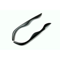 Suitable for BMW E46 modified black resin lamp eyebrow headlight decorative patch