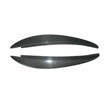 Suitable for Dongfeng Peugeot 206 carbon fiber modified eyebrow stickers 206 eyebrow headlight carbon fiber eyebrow lamp eyebrow decorative stickers