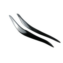 Suitable for BMW F22 M2 modified eyebrow light BMW F22 M2 bright black modified light eyebrow front large eyebrow decorative sticker