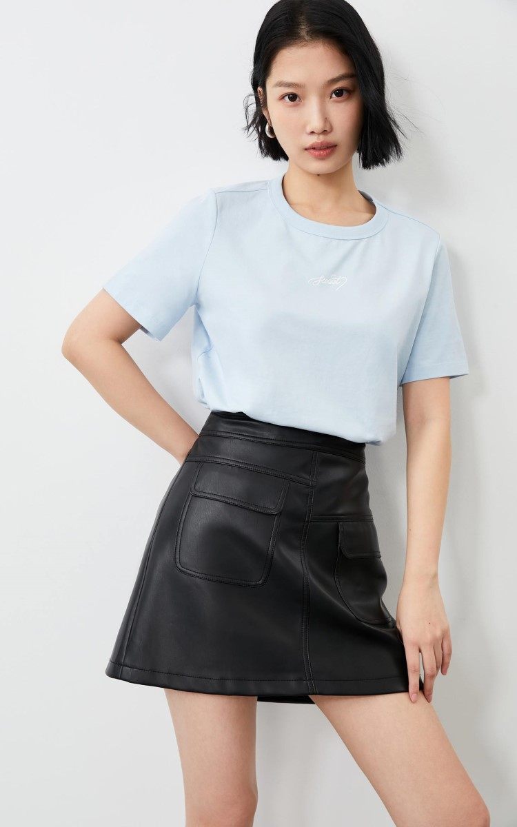 Vero Moda 23年春季款 纯棉 女式简约圆领短袖T恤*2件 天猫优惠券折后¥99包邮 4色可选