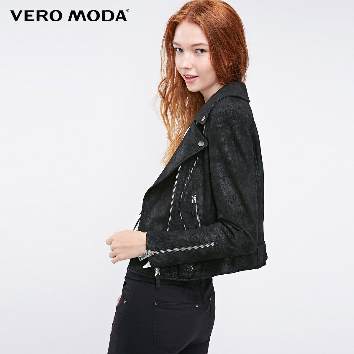 zip-up Vero Moda ve áo nút cắt da váy) 319310501