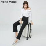 Vero Moda Летний ретро металлический ремень, штаны, 2020, средняя посадка