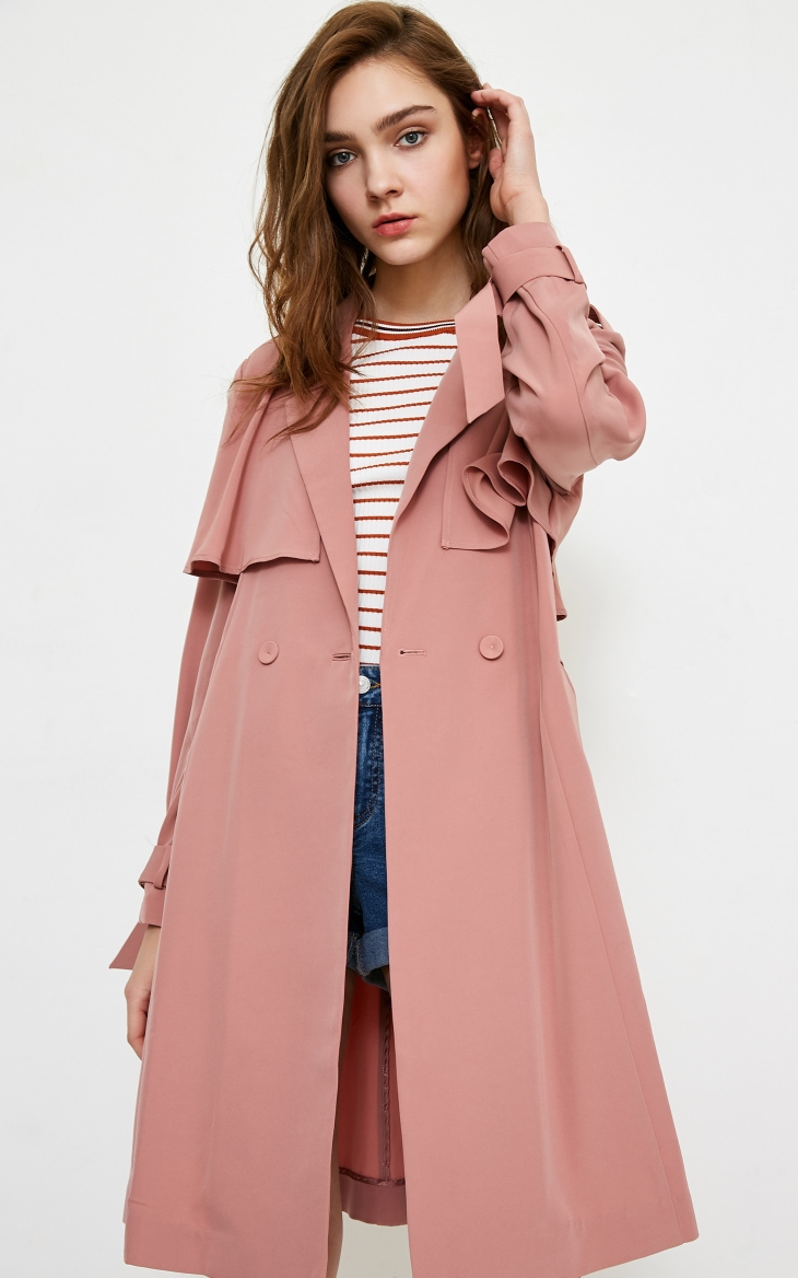 Trench pour femme VERO MODA en Polyester - Ref 3228167 Image 57