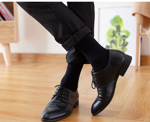 Мужские хлопковые демисезонные дышащие черные носки, средней длины, впитывают пот и запах