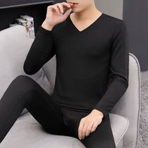 Warm Underwear Men Suit Fever Ultra Slim Plus Suede Mens Autumn Pants Suit Full Cotton Anti-Chill Wear Cotton Sweatshirt Ny