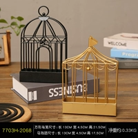 Квадратная птичья клетка черная+цирковая группа золотой цвет