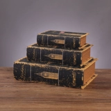 Европейская ретро-декоративная книга, имитация книжных украшений, коллекция поддельных книг из кожи, будка для мобильного телефона, реквизит для фотосъемки, модель книги