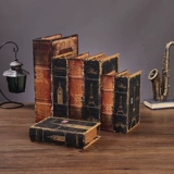 Европейская ретро-декоративная книга, имитация книжных украшений, коллекция поддельных книг из кожи, будка для мобильного телефона, реквизит для фотосъемки, модель книги