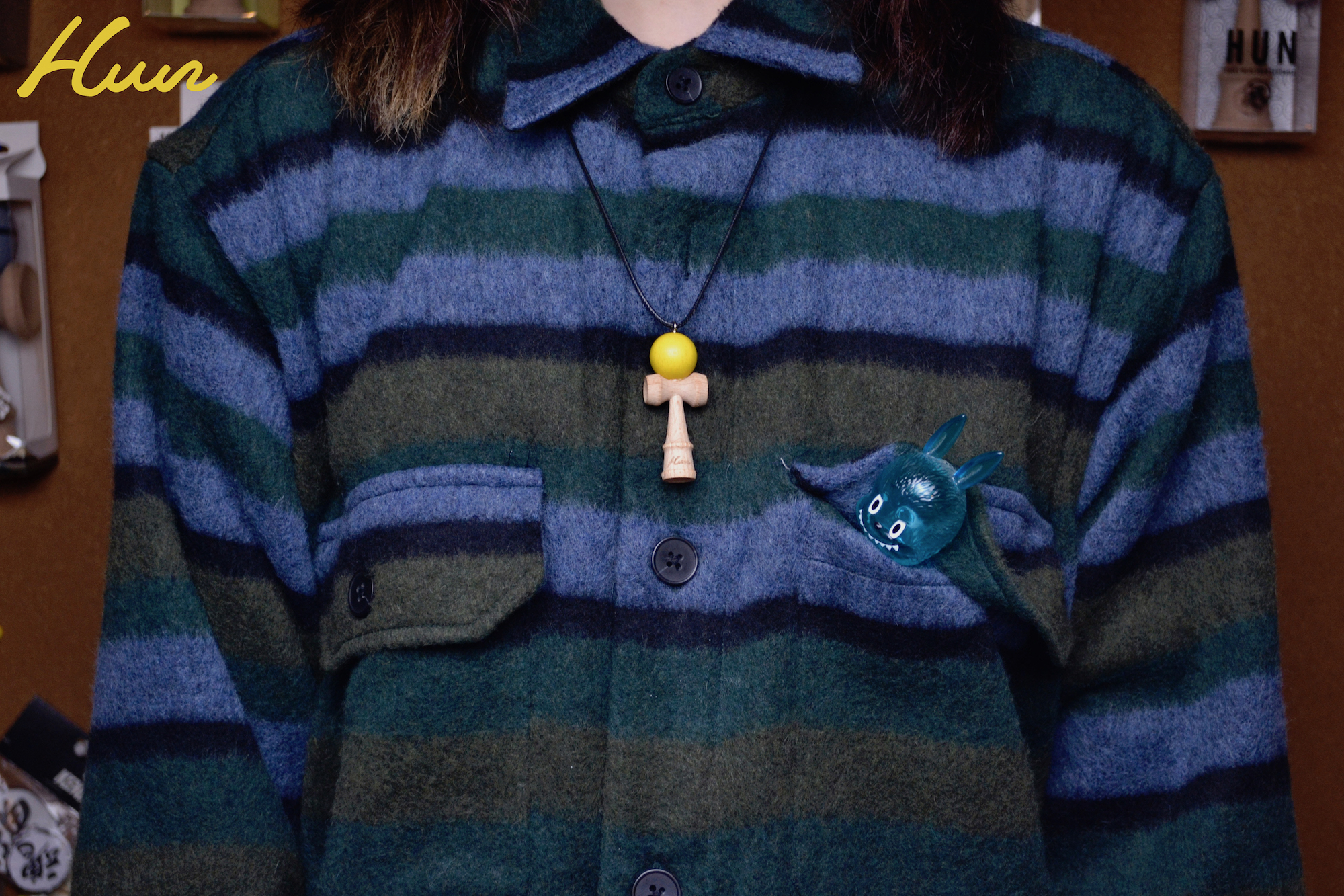 (Pendant) Hun soul Kendama sword jade necklace with sword ball pendant accessories Telescopic Zhou Ornament Mix