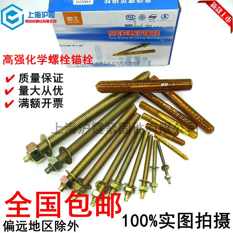 M12 Chemical Bolt M20 Chemical Anchor M16 Chemical Expansion Bolt Bolt M8M10M14M18M24M30