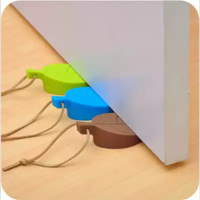 Baby safety door card, door seam clamp, Child door plug, leaf silicone door block, air door stopper, anti-collision card door