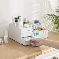 Large number desktop Cosmetic Storage Box Lipstick Red Skin Care finishing Dormitory Brief dresser Dresser Dresser