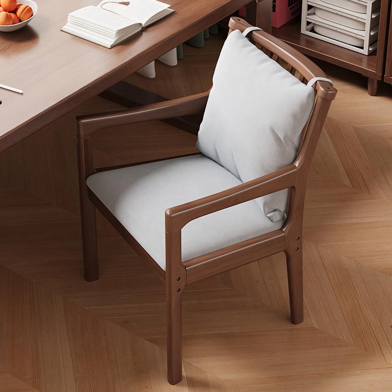 Solid Wood Desk Chair, Computer Chair, Comfortable Soft Backrest Chair, Home Study Chair, Leisure Dining Chair, Simple Armchair Solid Wood Desk Chair, Computer Chair, Comfortable Soft Backrest Chair, Home Study Chair, Leisure Dining Chair, Simple Armchair