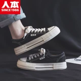 人本 Tide, тканевые эспадрильи, универсальные спортивные кроссовки на платформе, коллекция 2025 года