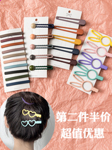 South Korea Net red does not hurt the back of the head hairclip headwear Lady wholesale banghaijia clip girl cute sweet hair card