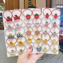 Korean children cartoon small hair rope girl does not hurt hair durable high elastic rubber band baby cute tie hair Hairband