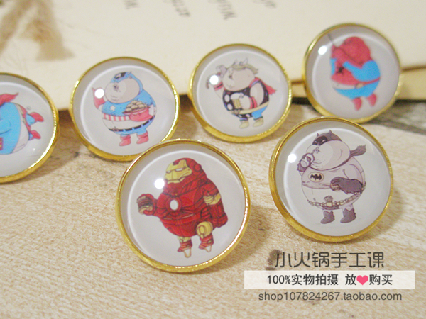 Double Union Badge Super Hero Người nhện Trâm Vòng Pin Công ty Logo Tùy chỉnh Phù hợp với Nam giới Nút ngực - Trâm cài trâm cài áo