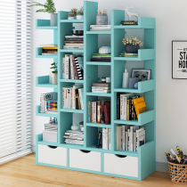 Bookshelves Landing Multiple Layers Simple Shelve Students Minimalist Home Containing Shelf Class Living Room Creative Art Bookcase