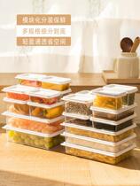 Guguya Japanese-style household Japanese-style fresh-keeping box set refrigerator special seafood frozen storage box water