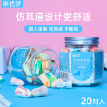 Anti-noise earplugs Sleep super soundproof artifact Students sleep with professional anti-purr mute earcups strong noise reduction