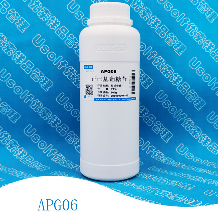 己基葡糖苷 APG06  正己基葡糖苷 烷基糖苷    500g/瓶