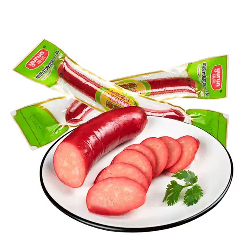 雨润 Шанхайский аромат Большой красный кишечник 280G*3 Улучшенные хэм -сауса холодные овощи местные специальные продукты питания