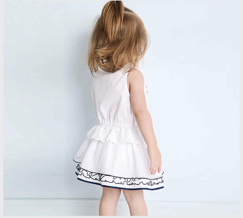 Jupe fillette en polyester - Ref 2052807 Image 12