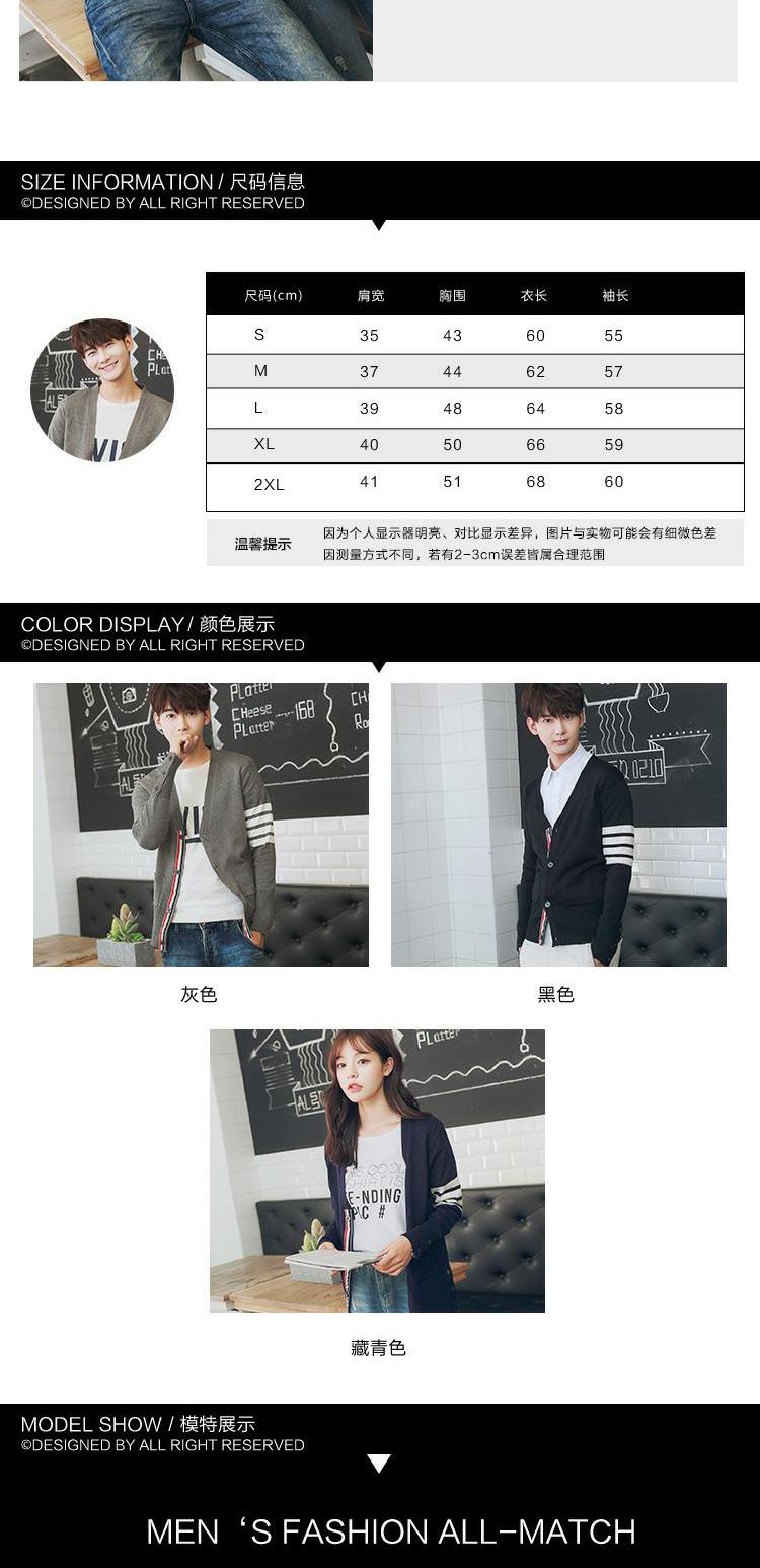 TB Li Yifeng mới với áo sơ mi nam cardigan phiên bản Hàn Quốc của cặp đôi áo len cổ lọ màu trơn đan áo len thổ cẩm