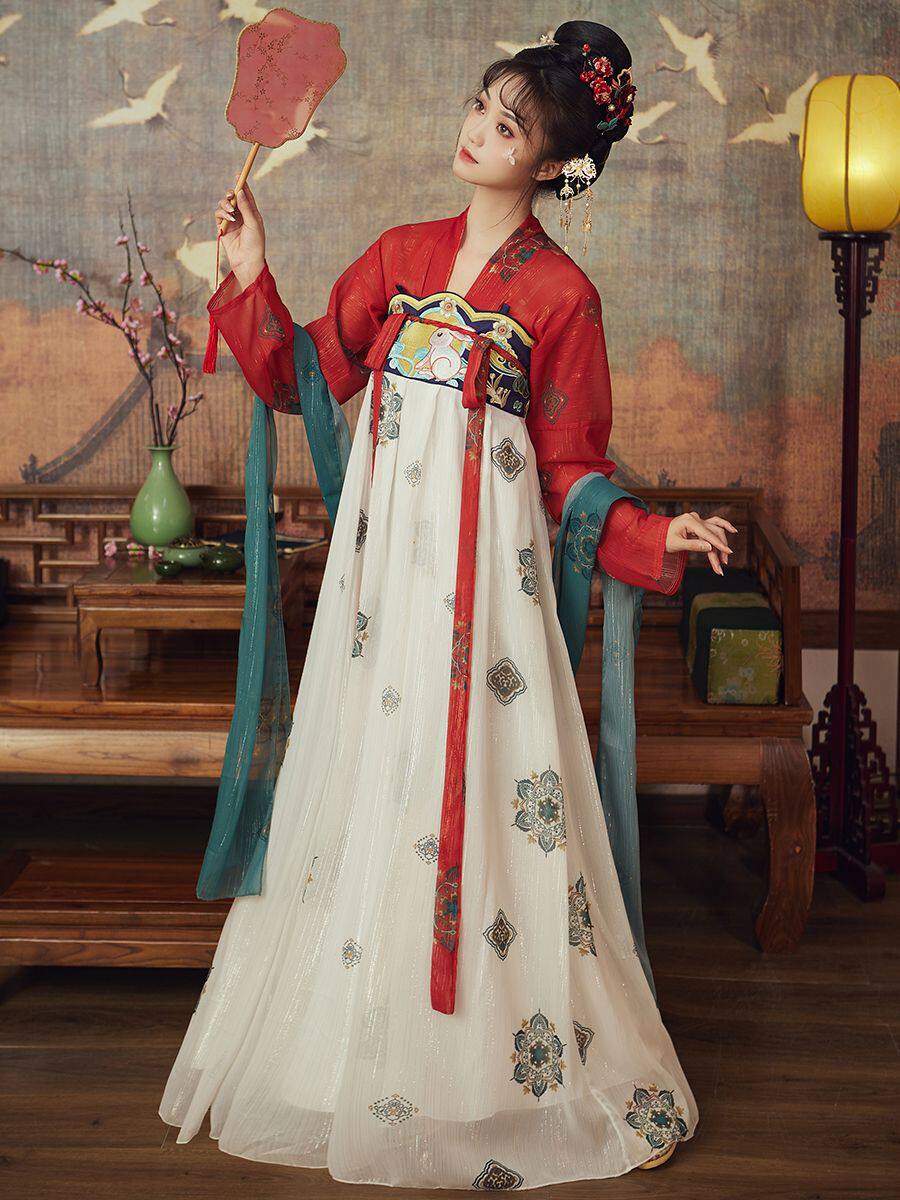 Chinese Folk Dance Graduation Dress Fairy Woman Hanfu Traditional Modern  Costume | eBay