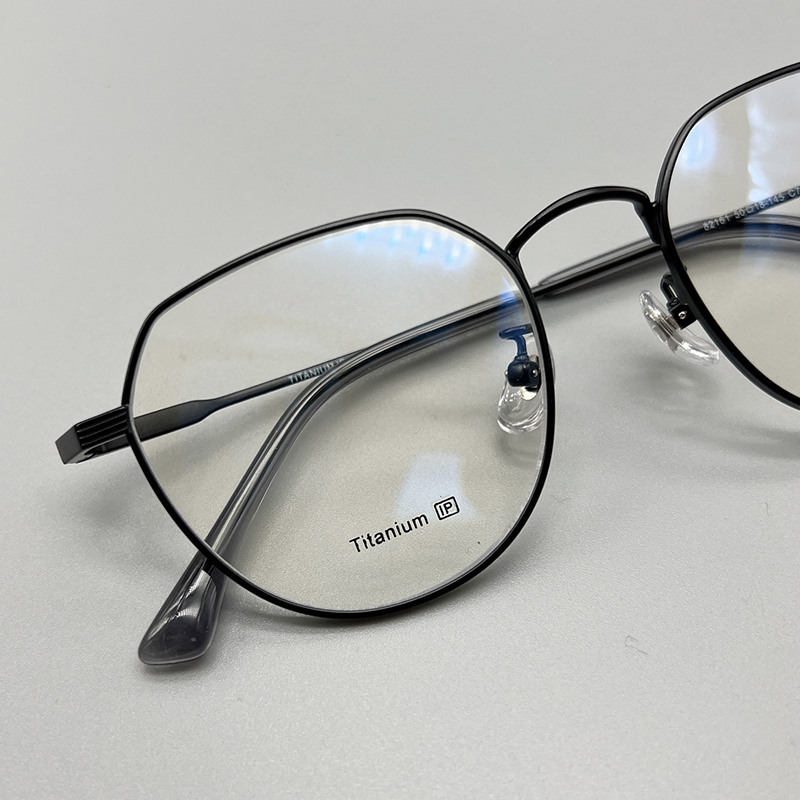 Ultra light pure titanium myopia glasses frame female face glasses frame color anti-blue light scattered student glasses fashion