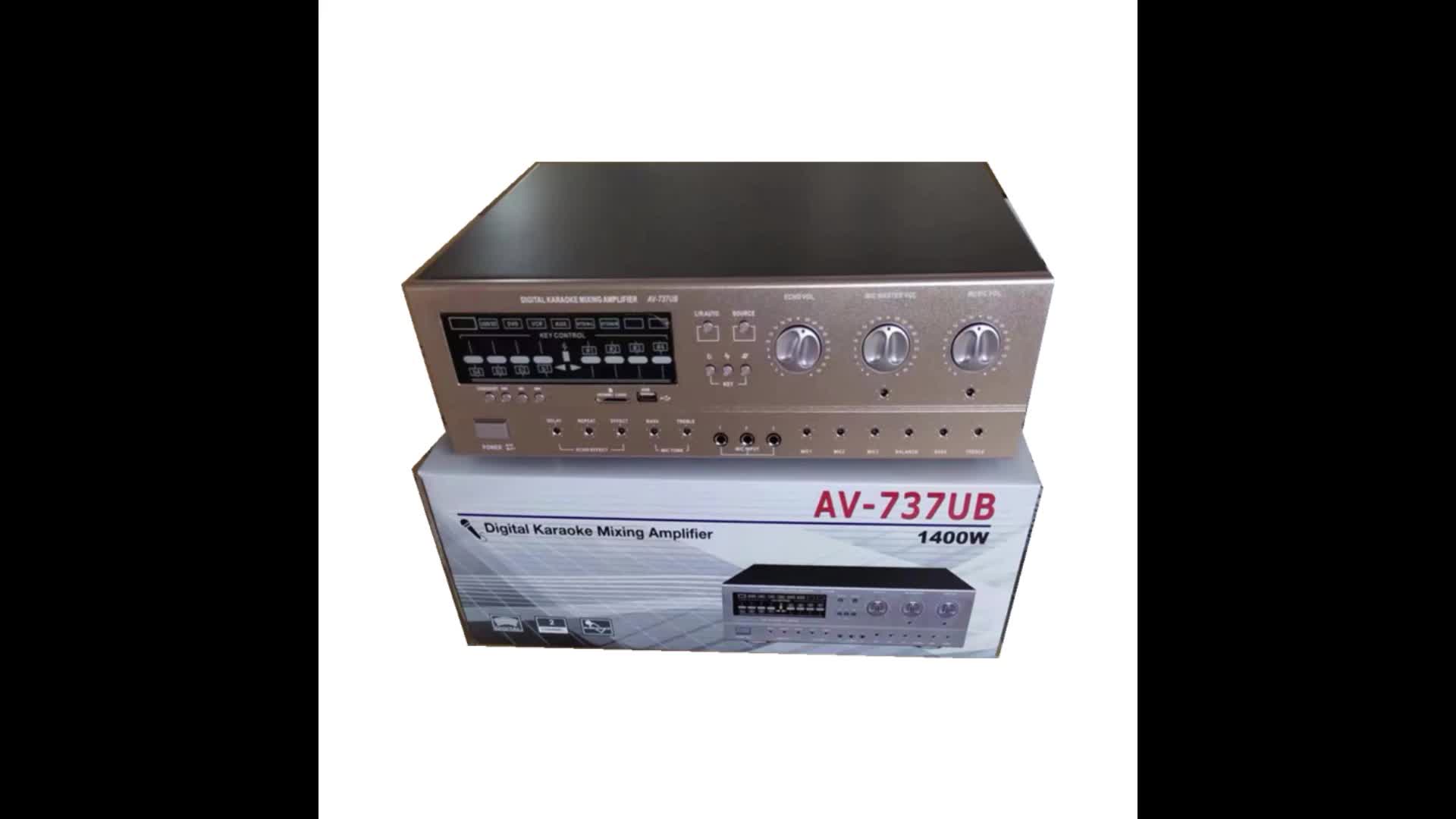 Outdoor Bt Karaoke Mixer Power Amplifier Sound Power Amplifier For