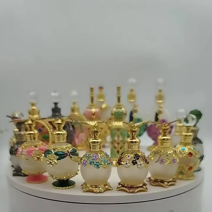 15ml 25ml Middle East Dubai Patented Metal Dragonfly Perfume Bottle