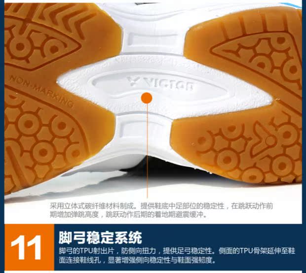 Giày cầu lông VICTOR Victory SH-A110 Giày cao cổ toàn diện Tiện nghi thoải mái - Giày cầu lông giày cầu lông lining