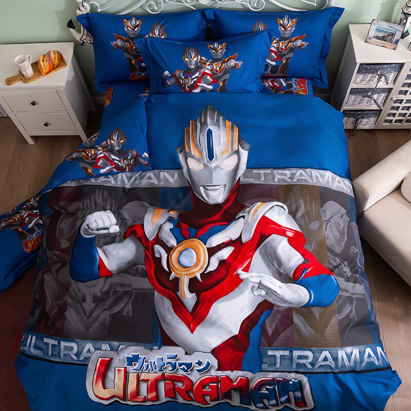 Ottman Bed Four Pieces Of Children Boy Cartoon Quilt Cover Three Sets Pure Cotton All Cotton 1 5m Pint Light Lavish Spinners