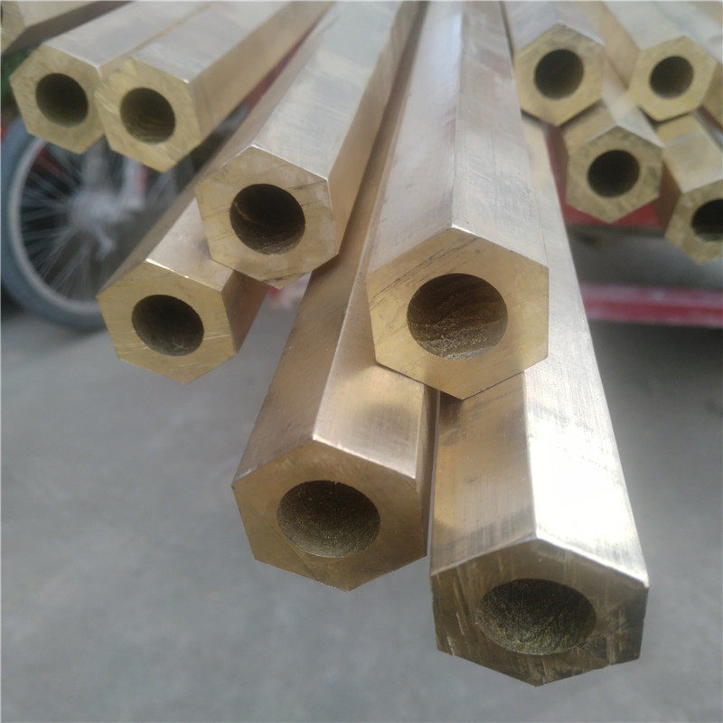 H57 hollow brass hexagon tube mesh half tube drilling teeth S30*21 S27*15 high-speed precision cutting