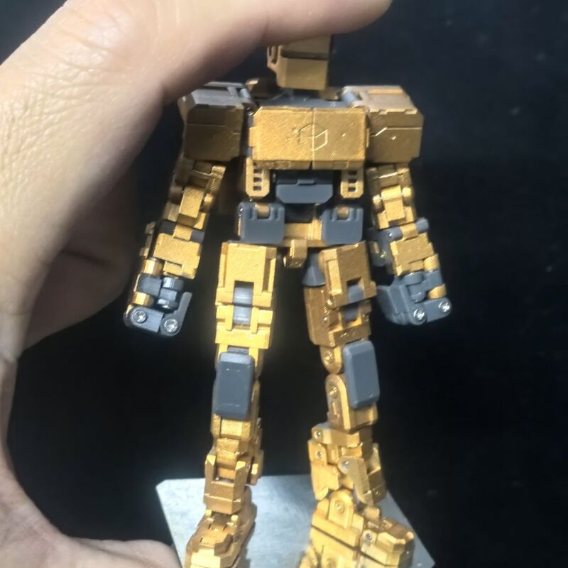 Popular DIY Trendy Mini Robot Model (8cm) (3D Printing, Resin Material, Metal Paint Spraying)