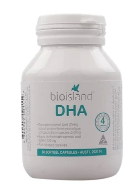 Australian Bio Island bioisland natural algae seaweed oil DHA60 grain