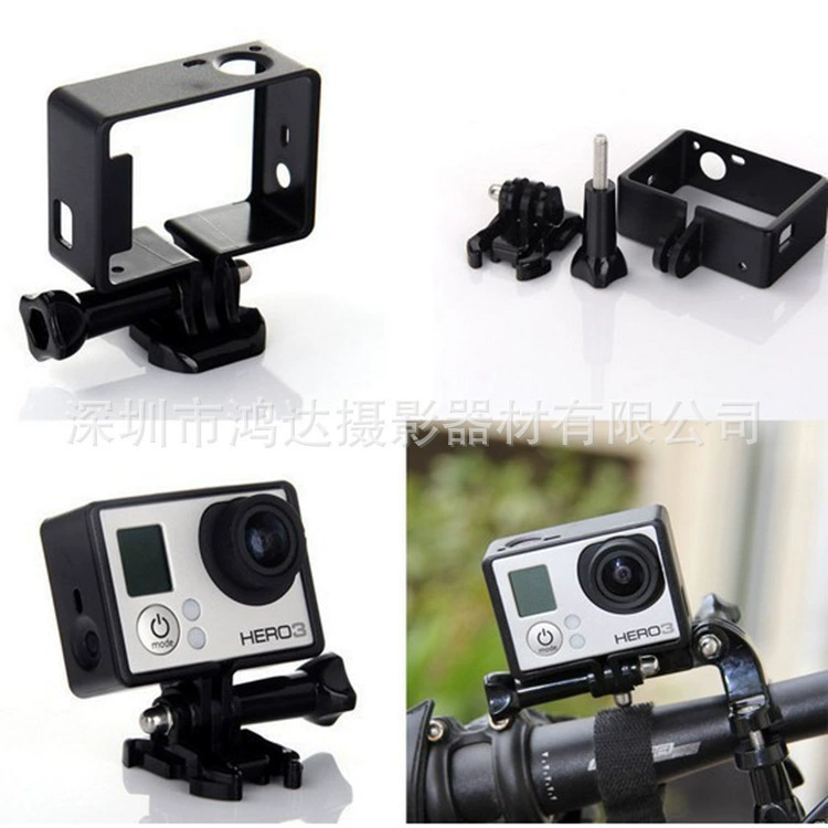 Phụ kiện Gopro Khung máy ảnh Gopro + khung bên đế di động GOPRO HERO3 3+ 4 - Phụ kiện VideoCam