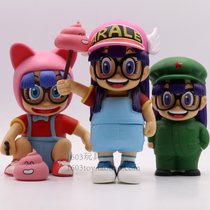 Anime peripheral Dr IQ Arale Arale Xiaoyun doll hand-made ornaments Take poop poop cane gift